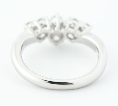 ロイヤルアッシャー ダイヤモンド計0.50ct プラチナ900 5.5号 リング・指輪【中古】（2200000435453）