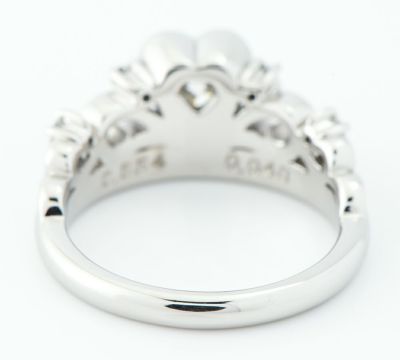 ケイウノ ティアラ ハート ダイヤモンド0.554ct ダイヤモンド 計