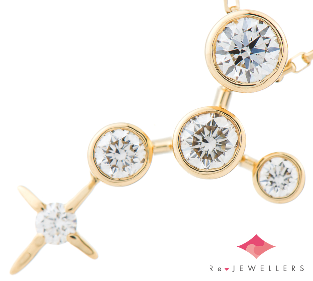 小寺智子 TOMOKO KODERA ダイヤモンド計0.73ct 18金イエローゴールド 