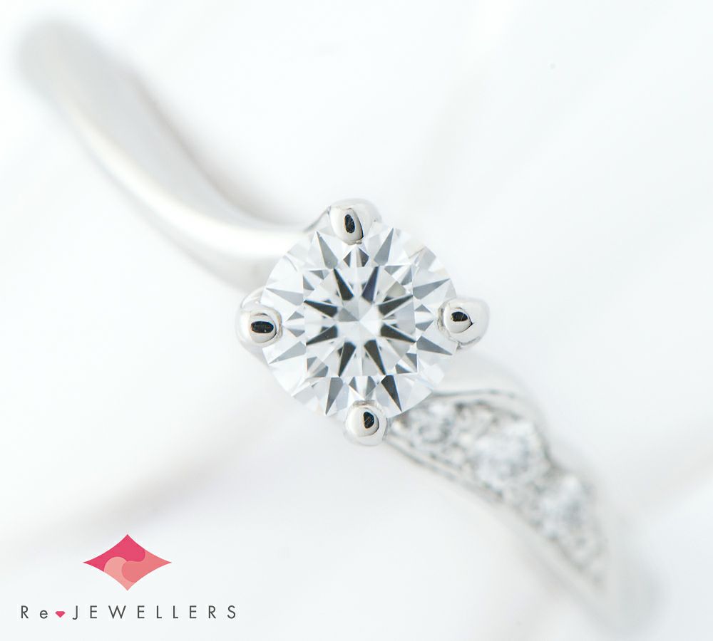 俄(NIWAKA) 唐花 ダイヤモンド0.25ct ダイヤモンド プラチナ950 7号 