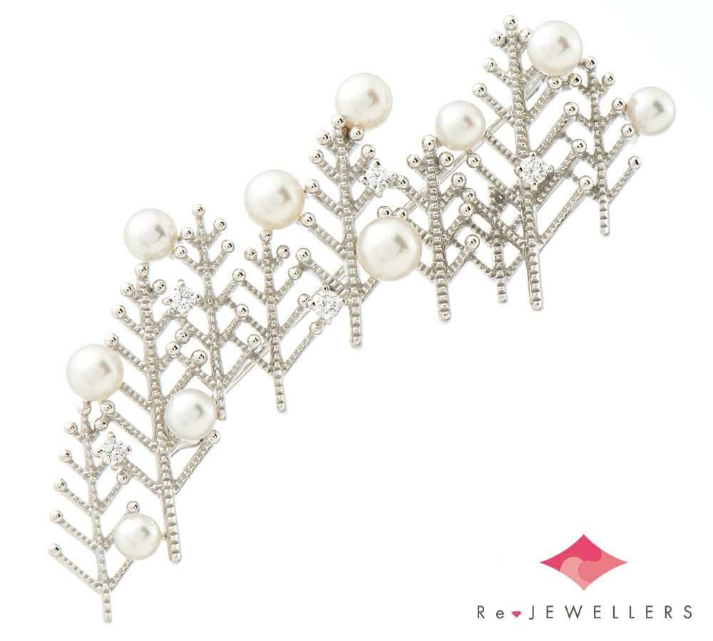 ミキモト　シルクハットブローチ ベビーパール ミキモト シルクハットブローチ ベビーパール - メルカリ